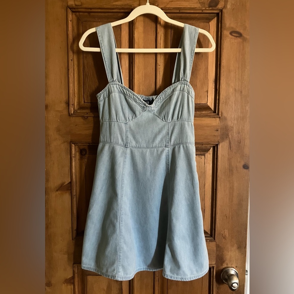 GAP Denim Light Blue Mini Dress